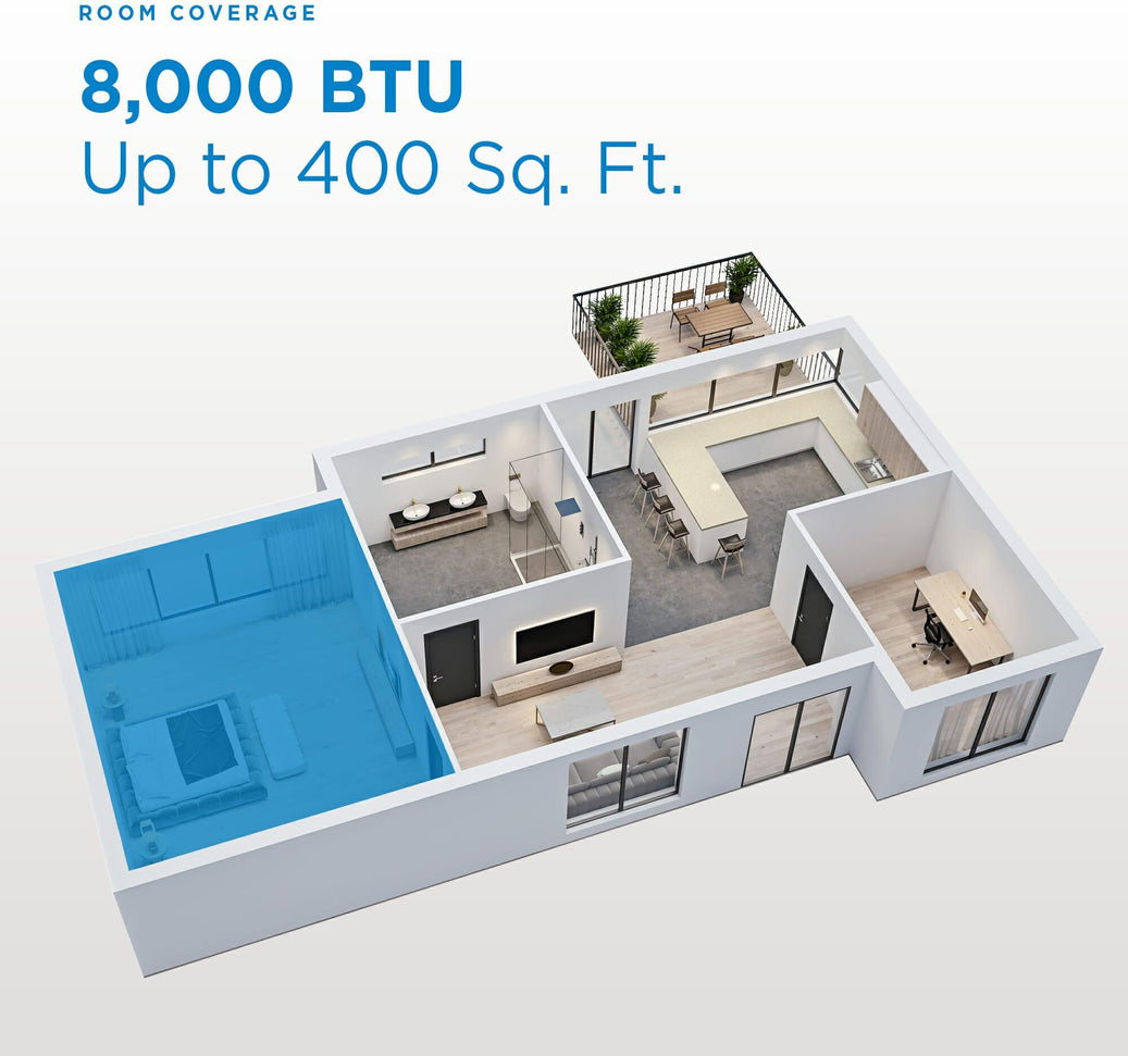 Danby - 12500 BTU 3-in-1 Portable Air Conditioner In Black - DPA080E3BDB-6