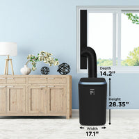 Danby - 12500 BTU 3-in-1 Portable Air Conditioner In Black - DPA080E3BDB-6