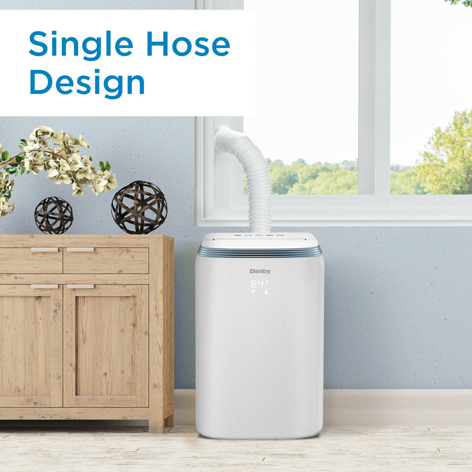 Danby - 12500 BTU 4-in-1 Portable Air Conditioner In White - DPA080HE3WDB-6