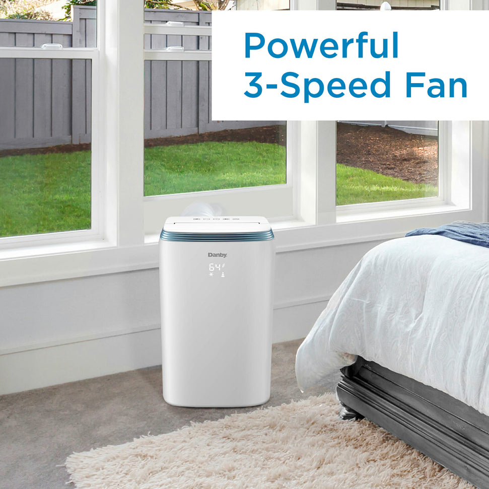 Danby - 12500 BTU 4-in-1 Portable Air Conditioner In White - DPA080HE3WDB-6