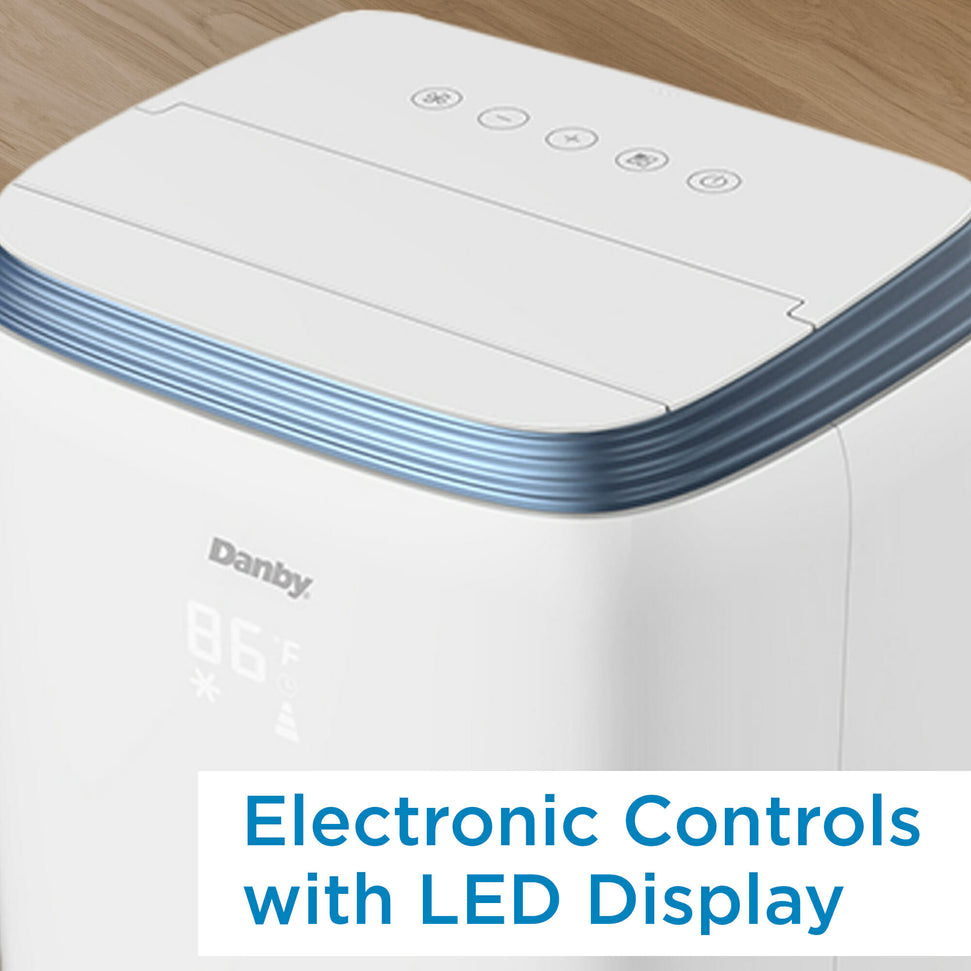 Danby - 12500 BTU 4-in-1 Portable Air Conditioner In White - DPA080HE3WDB-6