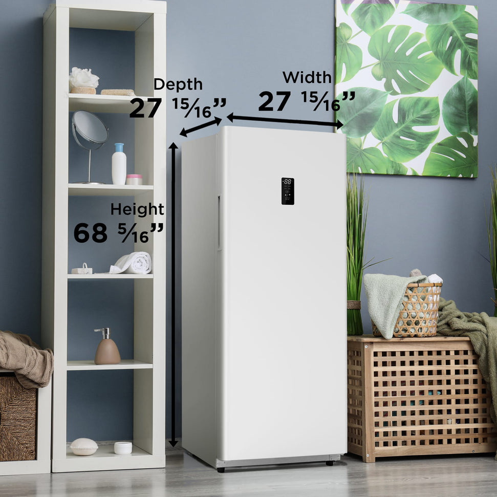 Danby - 14 cu. ft. Frost Free Convertible Upright Freezer in White - DUF140A1WDB