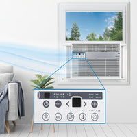 Danby - 14500 BTU Window AC with WIFI In White - DAC145EB6WDB-6