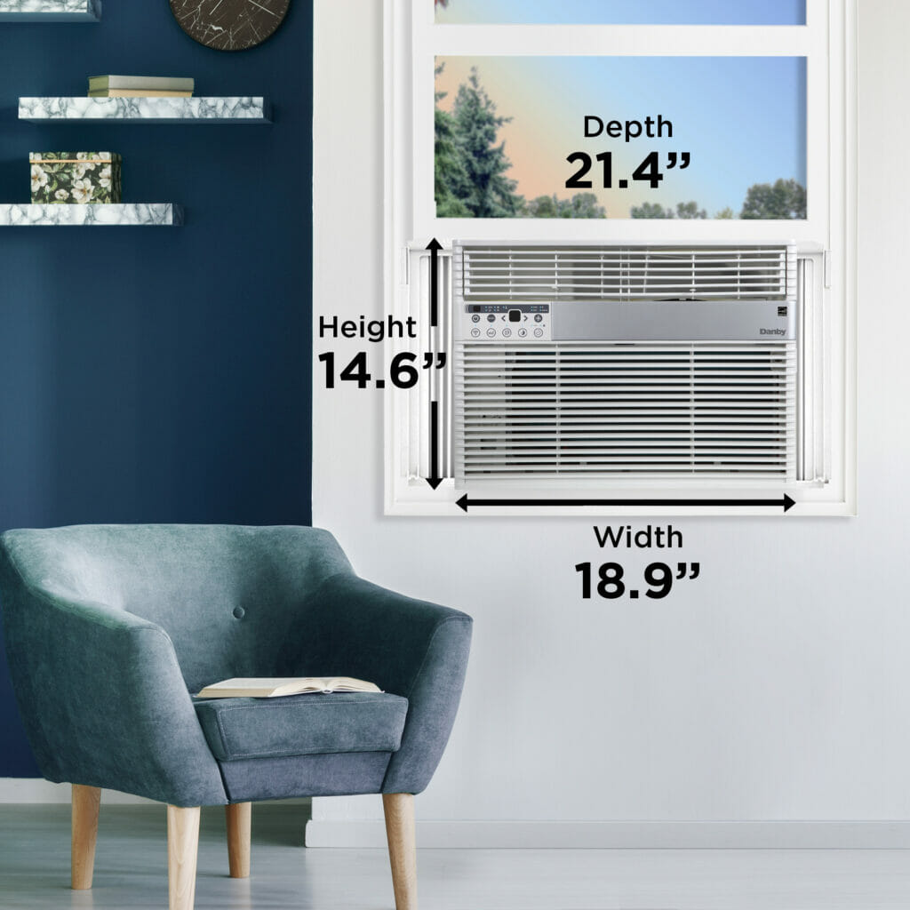 Danby - 14500 BTU Window AC with WIFI In White - DAC145EB6WDB-6