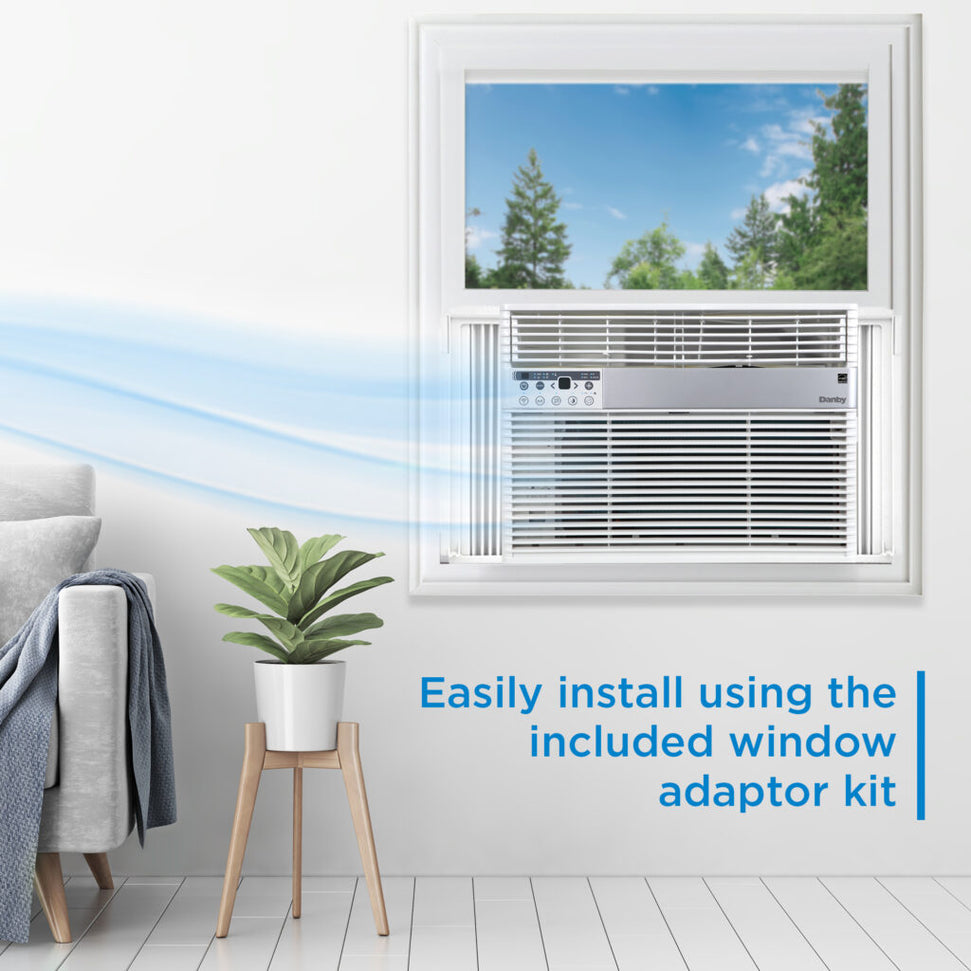 Danby - 14500 BTU Window AC with WIFI In White - DAC145EB6WDB-6