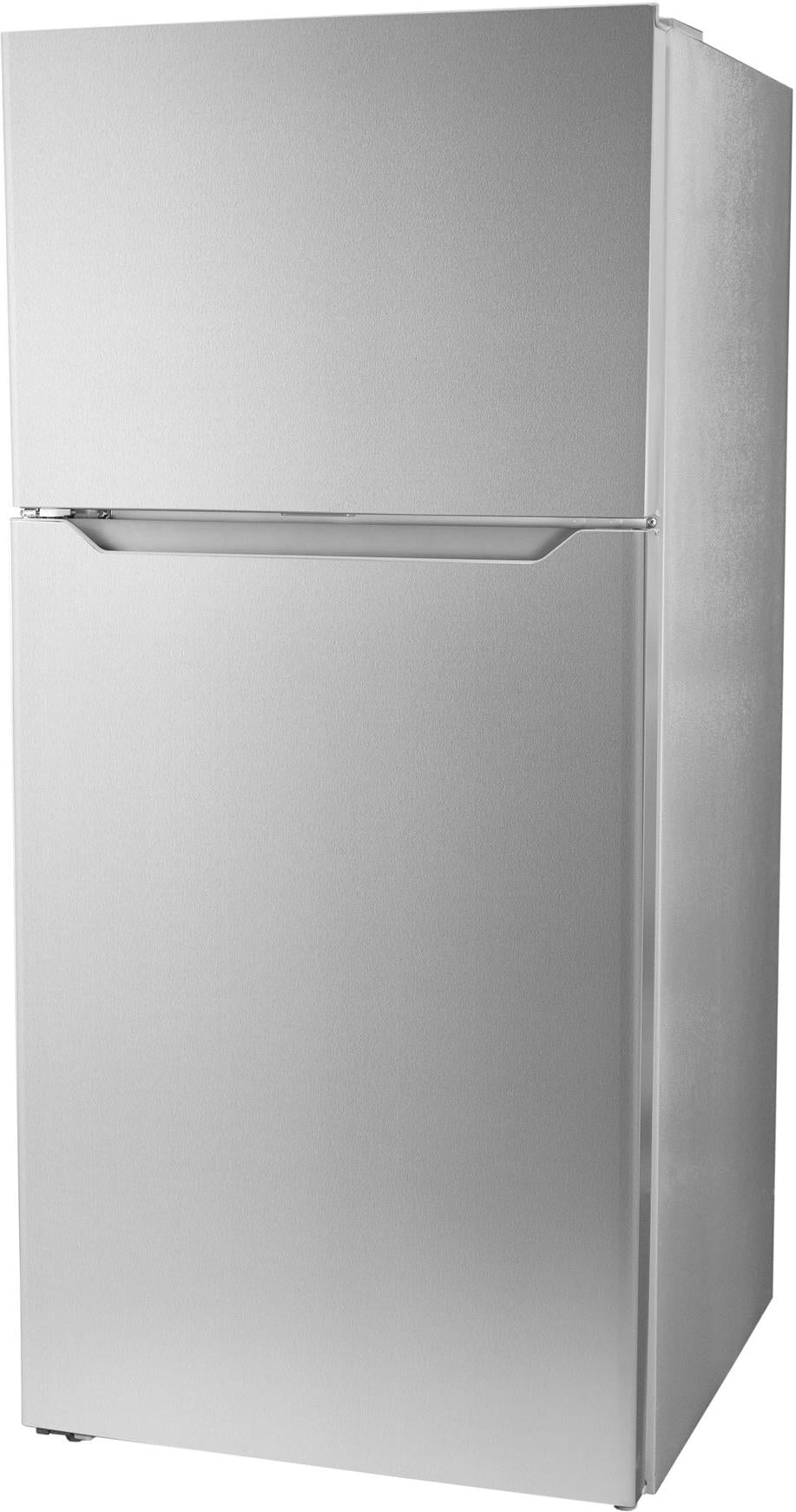 Danby - 14.2 cu.ft. Apartment Size Top Mount Fridge In Stainless Steel - DFF142E1SSDB