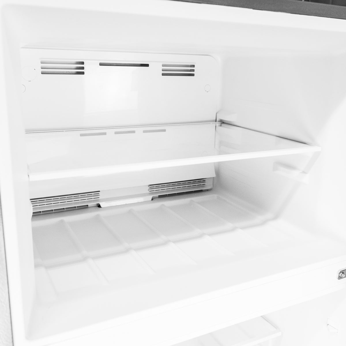 Danby - 14.2 cu.ft. Apartment Size Top Mount Fridge In Stainless Steel - DFF142E1SSDB