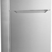 Danby - 14.2 cu.ft. Apartment Size Top Mount Fridge In Stainless Steel - DFF142E1SSDB