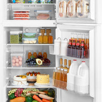 Danby - 14.2 cu.ft. Apartment Size Top Mount Fridge In White - DFF142E1WDB