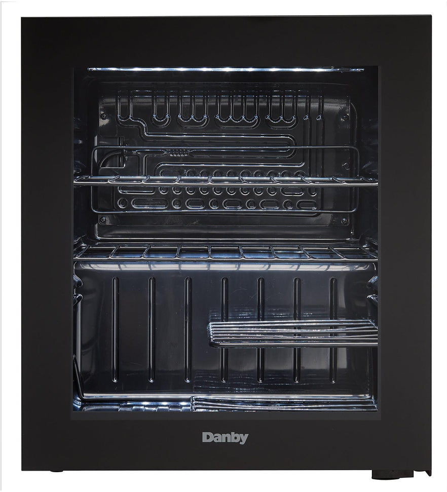 Danby - 16 Bottle Free-Standing Wine Cooler In Black - DWC018A1BDB