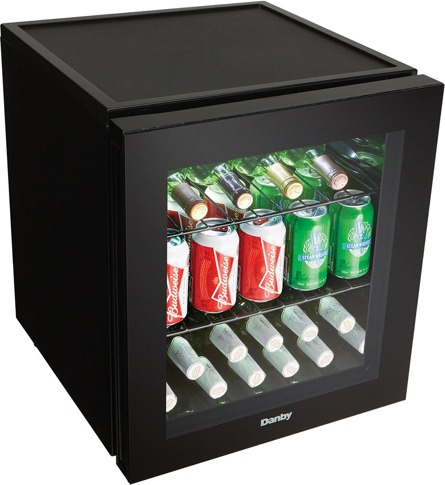 Danby - 16 Bottle Free-Standing Wine Cooler In Black - DWC018A1BDB