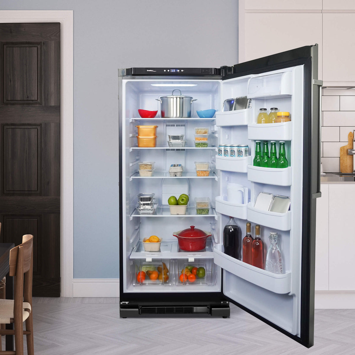 Danby - 17 cu.ft. Designer Apartment Size Stainless Steel Fridge - DAR170A3BSLDD