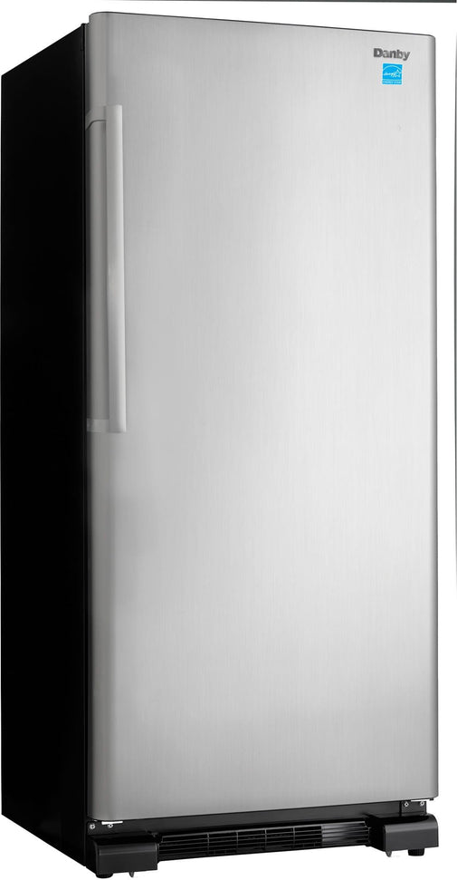 Danby - 17 cu.ft. Designer Apartment Size Stainless Steel Fridge - DAR170A3BSLDD