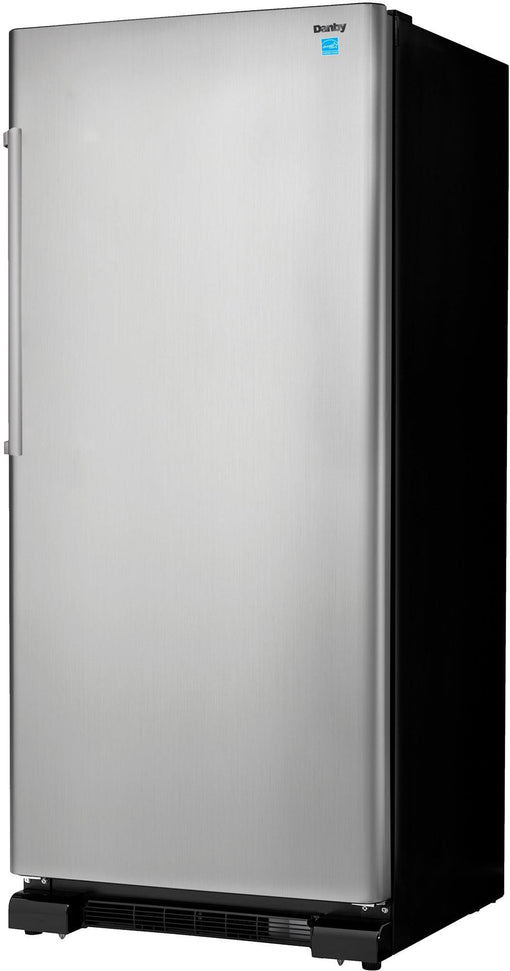 Danby - 17 cu.ft. Designer Apartment Size Stainless Steel Fridge - DAR170A3BSLDD