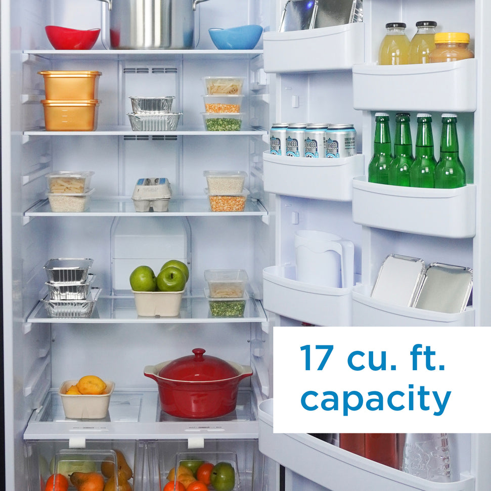 Danby - 17 cu.ft. Designer Apartment Size Stainless Steel Fridge - DAR170A3BSLDD