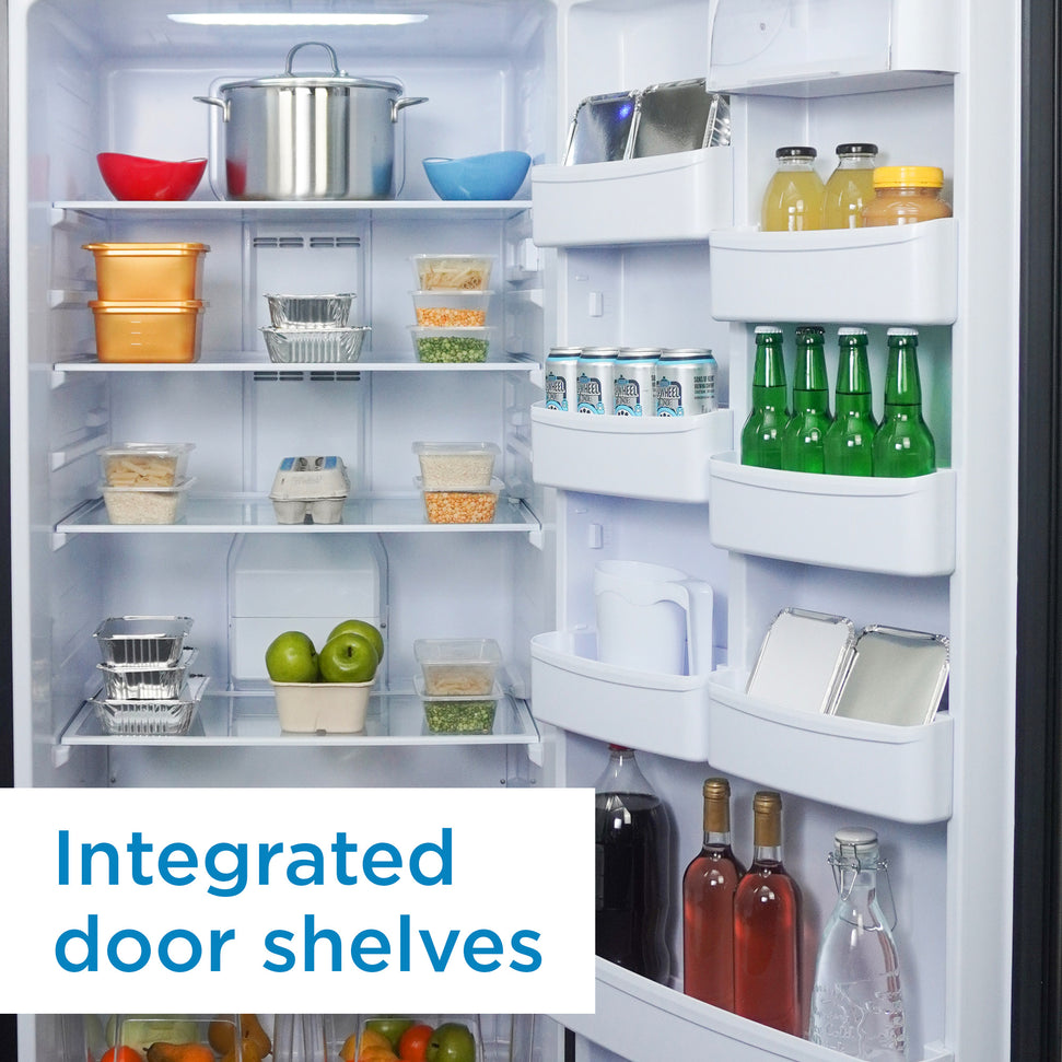 Danby - 17 cu.ft. Designer Apartment Size Stainless Steel Fridge - DAR170A3BSLDD