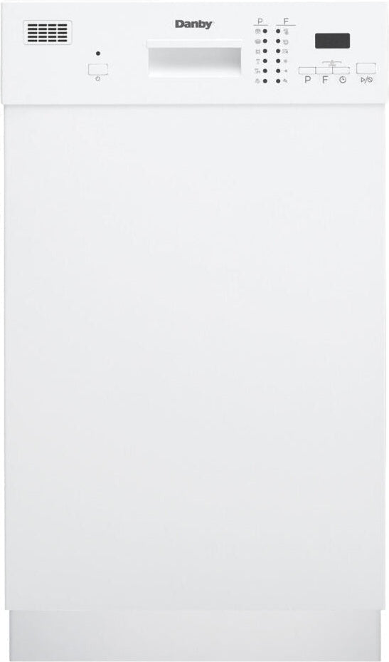 Danby - 18″ Wide Built-In Dishwasher In Black - DDW1804EW