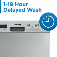 Danby - 18″ Wide Built-In Dishwasher In Stainless Steel - DDW18D1ESS