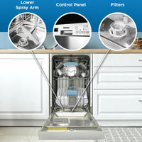Danby - 18″ Wide Built-In Dishwasher In White - DDW18D1EW