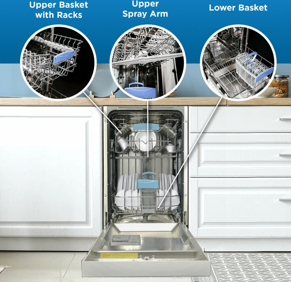Danby - 18″ Wide Built-In Dishwasher In White - DDW18D1EW