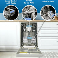 Danby - 18″ Wide Built-In Dishwasher In White - DDW18D1EW