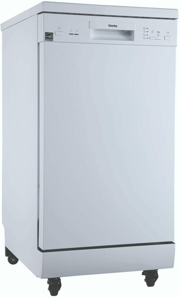 Danby - 18″ Wide Portable Dishwasher In White - DDW1805EWP