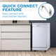 Danby - 18″ Wide Portable Dishwasher In White - DDW1805EWP