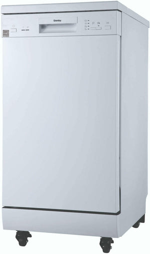 Danby - 18″ Wide Portable Dishwasher In White - DDW1805EWP