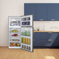 Danby - 18 cu.ft. Top Mount Refrigerator in Stainless Steel - DFF176B1SLDB