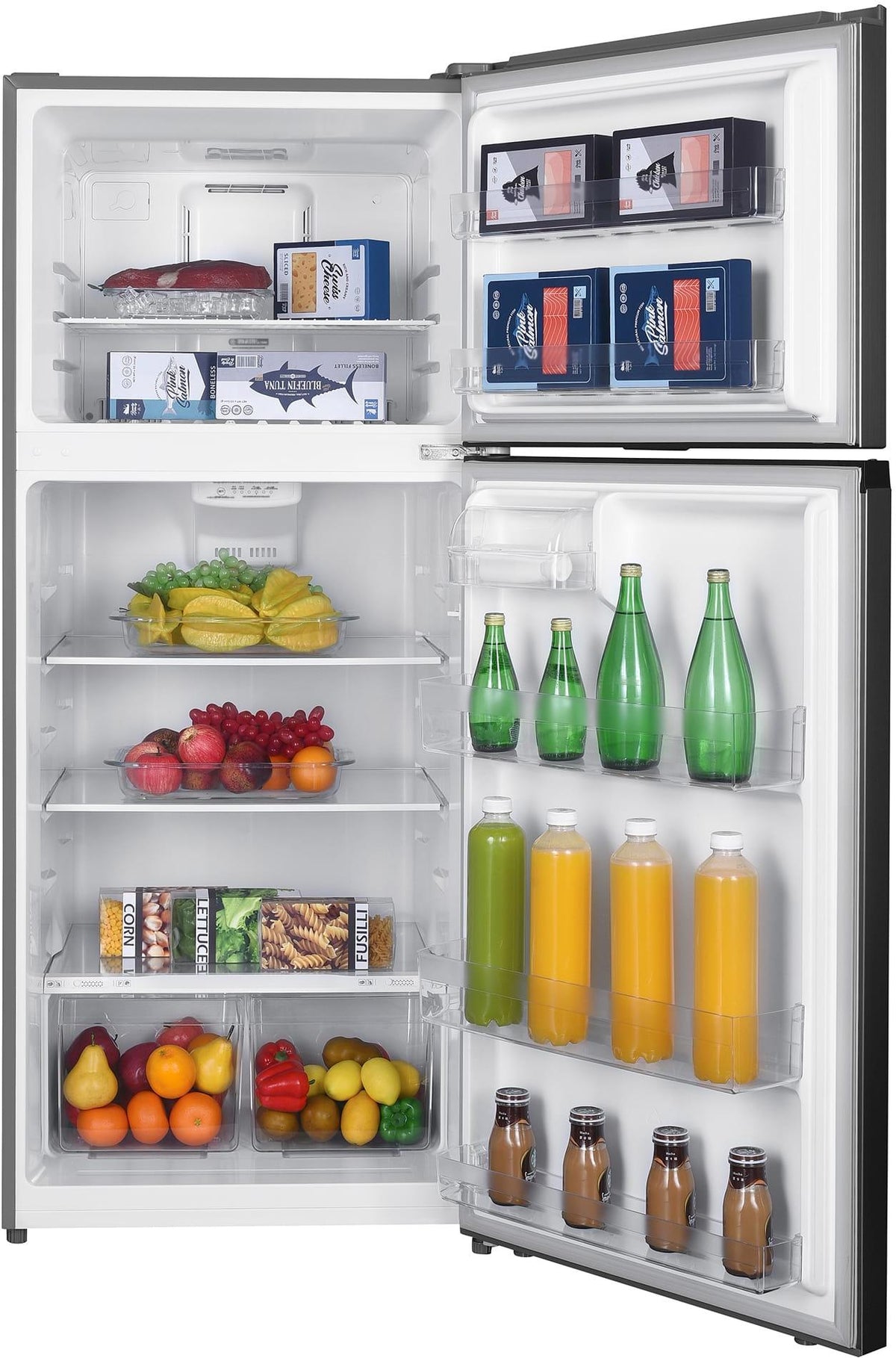 Danby - 18 cu.ft. Top Mount Refrigerator in Stainless Steel - DFF176B1SLDB