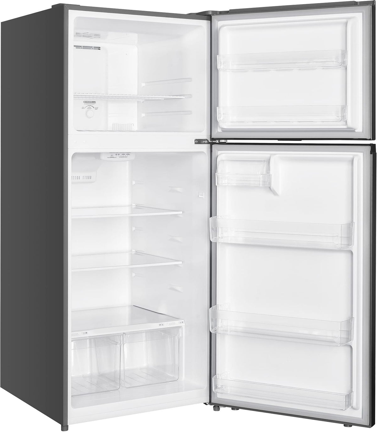 Danby - 18 cu.ft. Top Mount Refrigerator in Stainless Steel - DFF176B1SLDB