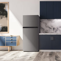 Danby - 18 cu.ft. Top Mount Refrigerator in Stainless Steel - DFF176B1SLDB