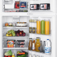 Danby - 18 cu.ft. Top Mount Refrigerator in White - DFF176B1WDB
