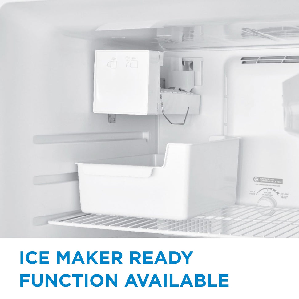 Danby - 18 cu.ft. Top Mount Refrigerator in White - DFF176B1WDB