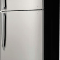 Danby - 18.1 cu.ft. Top Mount Apartment Size Fridge in Stainless Steel - DFF180E2SSDB
