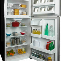 Danby - 18.1 cu.ft. Top Mount Apartment Size Fridge in Stainless Steel - DFF180E2SSDB
