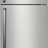 Danby - 18.1 cu.ft. Top Mount Apartment Size Fridge in Stainless Steel - DFF180E2SSDB