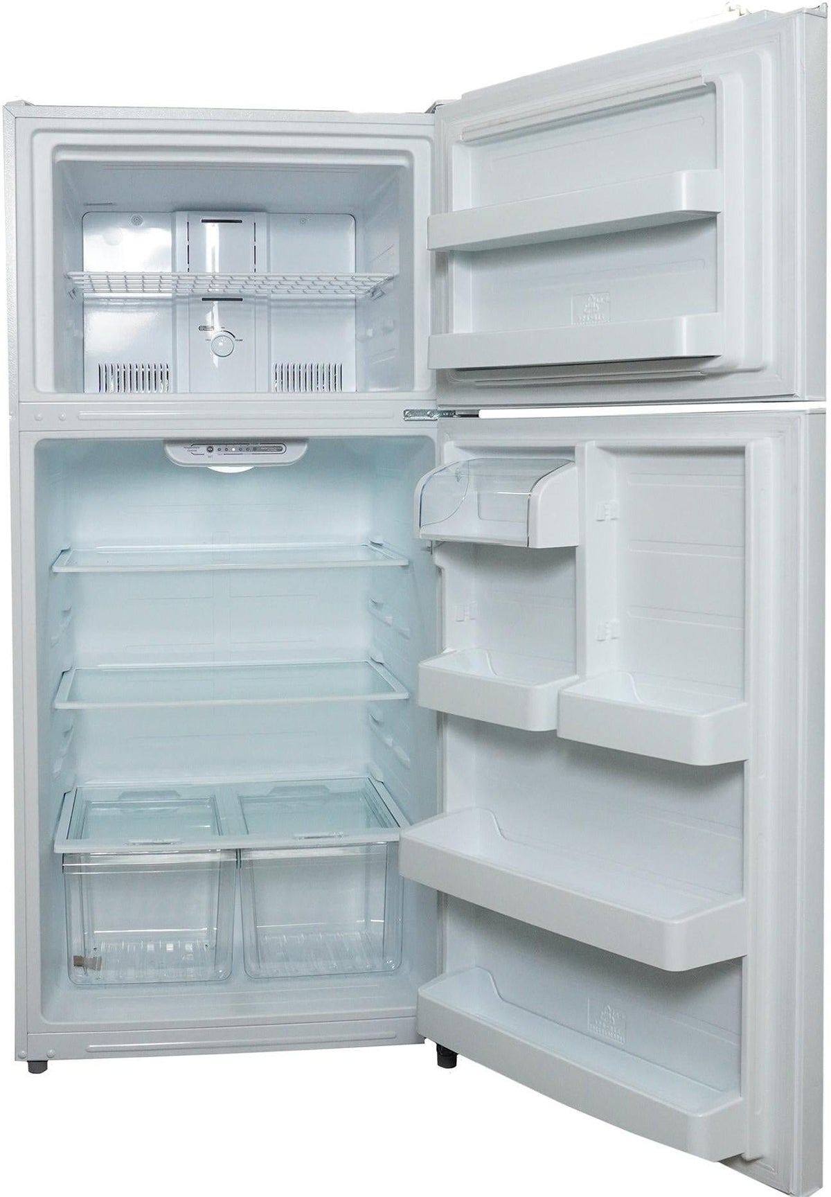 Danby - 18.1 cu.ft. Top Mount Apartment Size Fridge in White - DFF180E1WDB