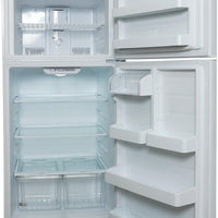 Danby - 18.1 cu.ft. Top Mount Apartment Size Fridge in White - DFF180E1WDB