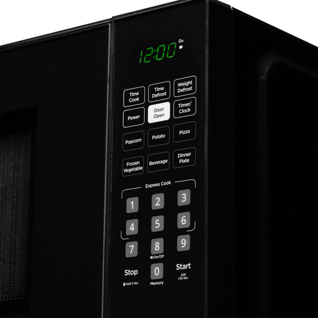 Danby - 1.1 cu.ft. Black Countertop Microwave - DBMW1121BBB