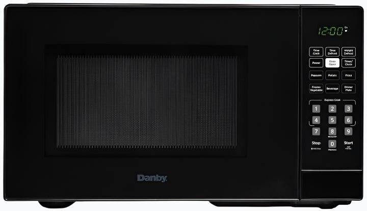 Danby - 1.1 cu.ft. Black Countertop Microwave - DBMW1121BBB