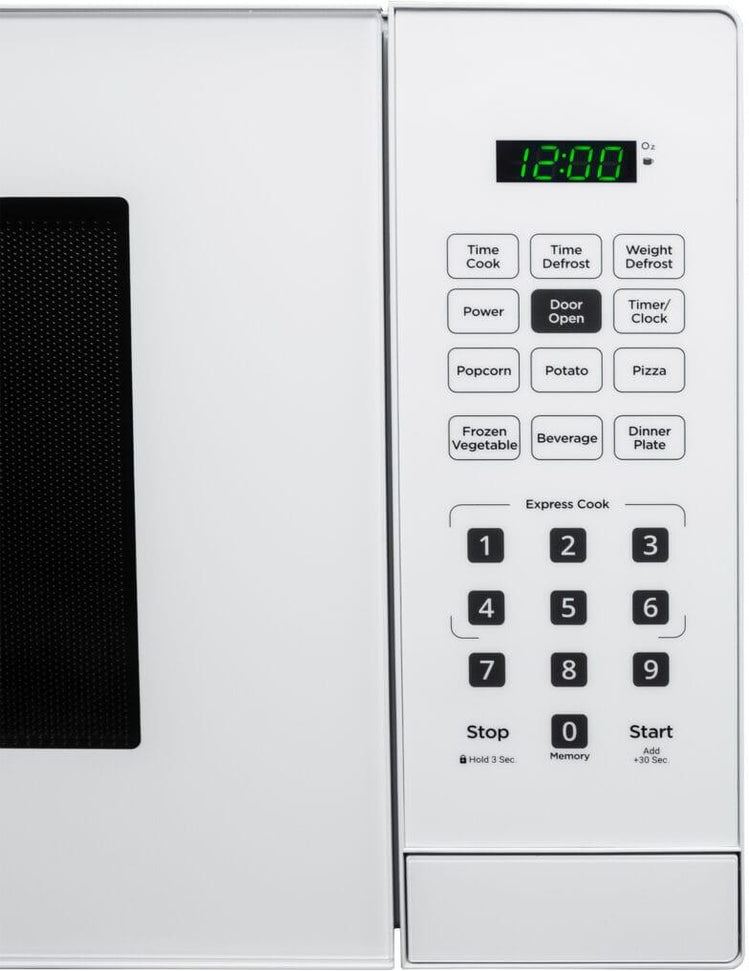 Danby - 1.1 cu.ft. White Countertop Microwave - DBMW1121BWW