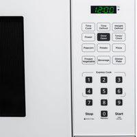 Danby - 1.1 cu.ft. White Countertop Microwave - DBMW1121BWW