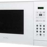 Danby - 1.1 cu.ft. White Countertop Microwave - DBMW1121BWW