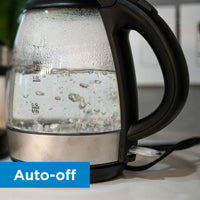 Danby - 1.2 L Black Anti-Slip Bottom Glass Kettle - DBKT12013BD11