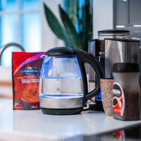 Danby - 1.2 L Black Anti-Slip Bottom Glass Kettle - DBKT12013BD11