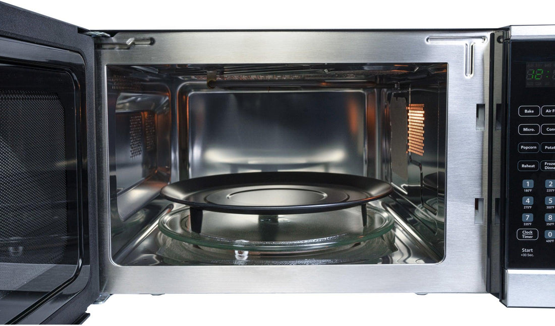 Danby - 1.3 cu.ft. Stainless Steel Multifunction Countertop Microwave with Air Fry - DBMW1361ABSS