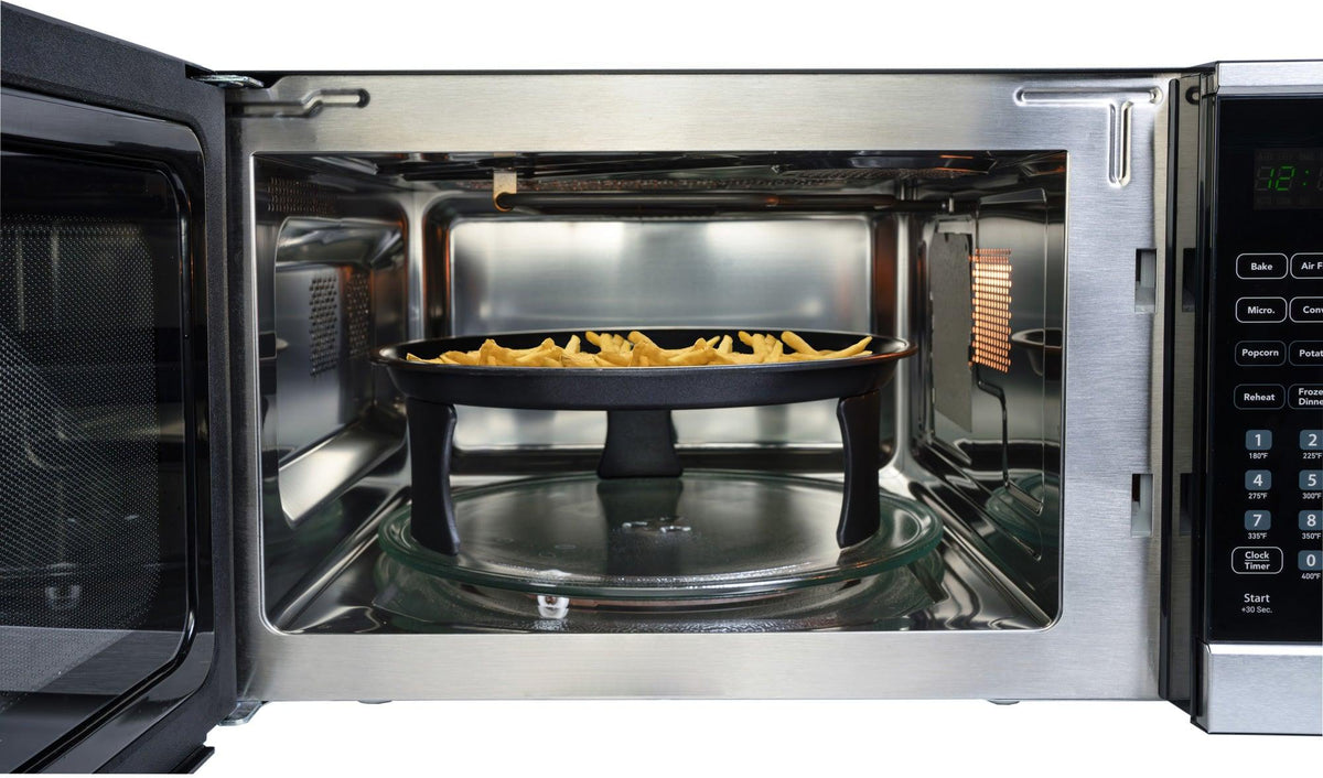 Danby - 1.3 cu.ft. Stainless Steel Multifunction Countertop Microwave with Air Fry - DBMW1361ABSS