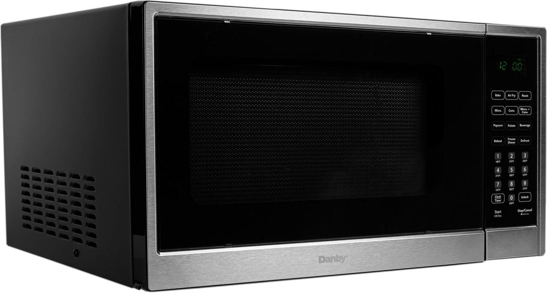 Danby - 1.3 cu.ft. Stainless Steel Multifunction Countertop Microwave with Air Fry - DBMW1361ABSS