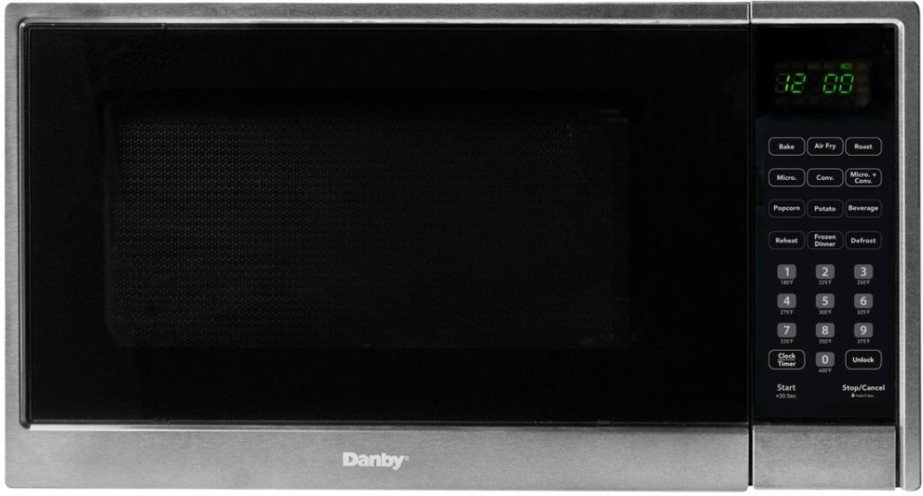 Danby - 1.3 cu.ft. Stainless Steel Multifunction Countertop Microwave with Air Fry - DBMW1361ABSS